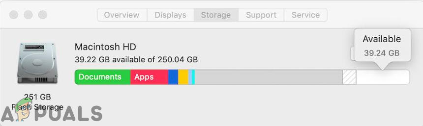 reduce system storage for mac